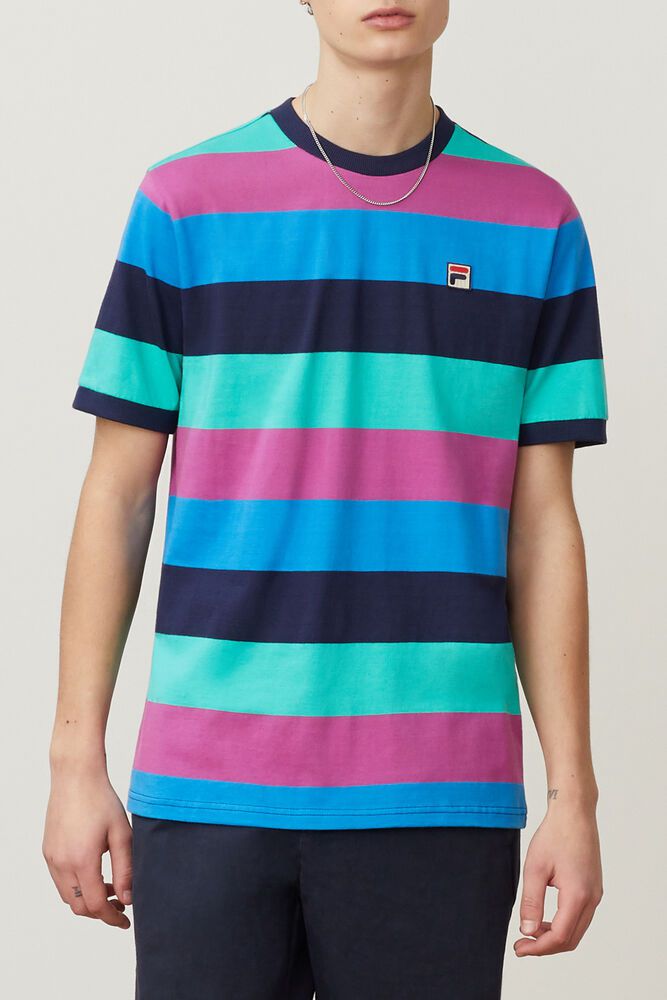 Fila T Skjorte Herre Multicolor Jabez 840253-EGO